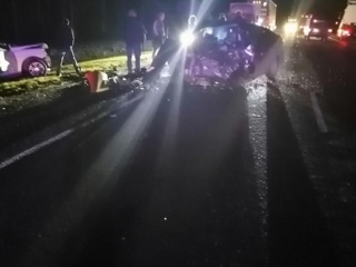 Один человек погиб и трое пострадали в ДТП на трассе "Кола" в Карелии