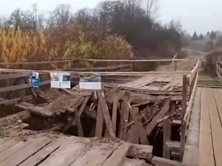 Ремонт рухнувшего моста в Костромской области уперся в "бумажный барьер"