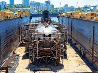 Ремонт подводной лодки Тихоокеанского флота завершен в Приморье