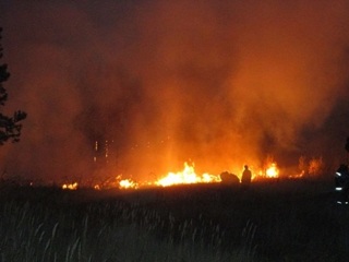 Разошелся на километры. Крупный лесной пожар вспыхнул на Южном Урале