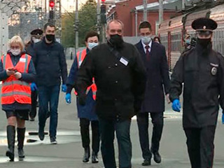 На вокзалах Петербурга проверяют соблюдение масочного режима