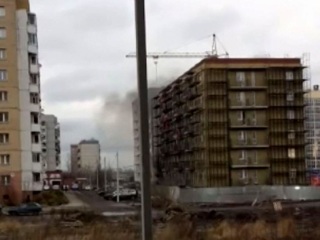 В Архангельске ликвидировали пожар в строящемся доме