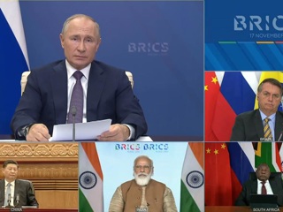 Путин: Банк БРИКС приготовил 10 миллиардов долларов на борьбу с пандемией