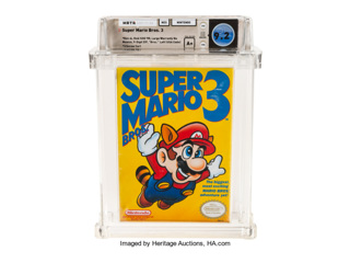 Раритетный картридж с игрой Mario продали за $156 тысяч