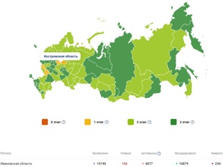 Число больных коронавирусом в Ивановской области продолжает расти