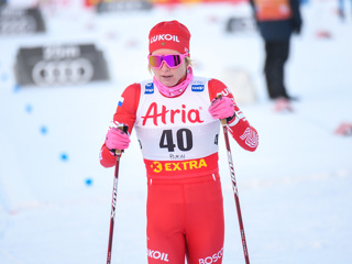 Российская лыжница Сорина остановилась в 0,1 секунды от бронзы Кубка мира