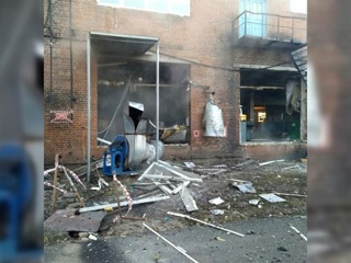 Мощный взрыв прогремел на трикотажной фабрике под Воронежем