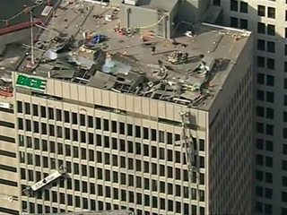 Взрыв в бизнес-центре Балтимора, десять человек госпитализированы