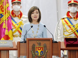 Санду назвала виновных в энергетическом кризисе Молдавии