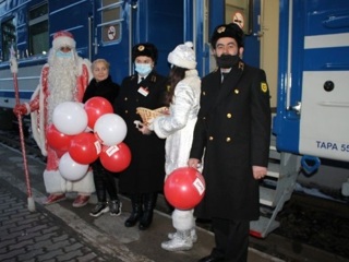Первый туристический поезд отправился из Кисловодска в Абхазию