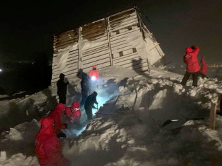Обвал лавины в Норильске: найдены живыми четыре человека