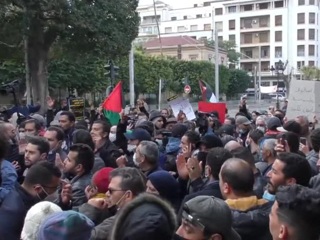 Антиправительственный митинг в Тунисе: десятки участников задержаны