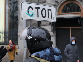 Агрессивным демонстрантам напомнили о статье 212 УК РФ