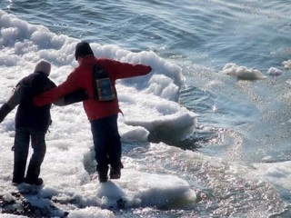 Кисловодчанин спас провалившегося под лед ребенка
