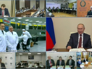 Путин запустил научный реактор в Гатчине