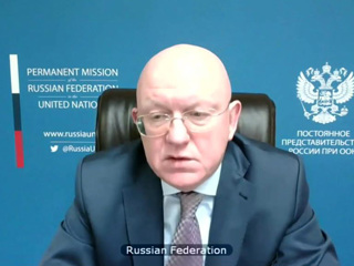 Новости на "России 24". Небензя назвал соучастников преступлений в Донбассе