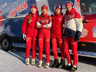 Российские лыжницы заняли второе место в эстафете на юниорском чемпионате мира