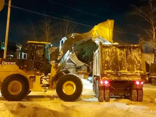 За сутки с улиц Калуги вывезено почти 10 тысяч кубометров снега