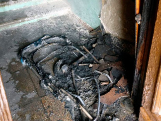 Детские коляски загораются в подъездах домов в Сарове
