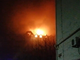Крупный пожар в Анапе: горит 8-этажный жилой дом