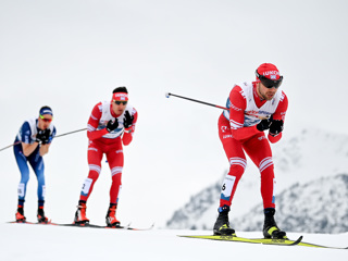 Лыжник Червоткин – четвертый в гонке этапа Кубка мира, Большунов – 14-й