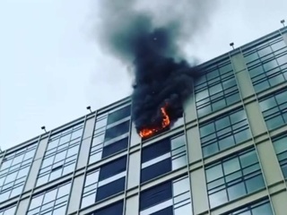 Названа причина пожара в бизнес-центре 