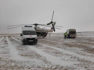 Вертолет санавиации доставил в больницу Оренбурга 10-месячного ребенка из Кувандыка