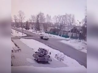 Момент смертельной аварии в Ульяновской области попал на видео