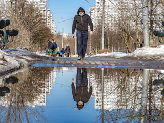 Погода перенесет москвичей в начало апреля