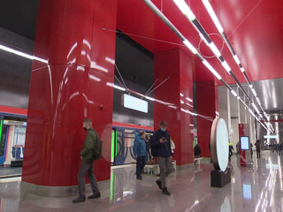 Вести в 20:00. Две новых станции "Народное Ополчение" и "Мневники" открылись на Большой кольцевой линии
