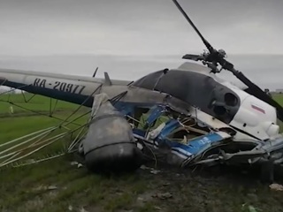 В Краснодарском крае разбился вертолет, пилот погиб