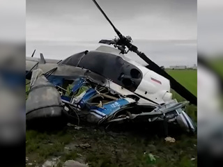 По факту крушения вертолета на Кубани СК начал проверку