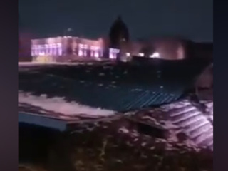 В Мехико навес обрушился на древний город ацтеков из-за непогоды