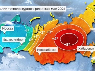 Прогноз погоды на майские праздники