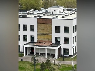Фасад частного детсада обрушился на востоке Москвы