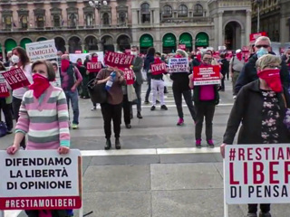 В Италии акция против дискриминации ЛГБТ закончилась стычками с полицией