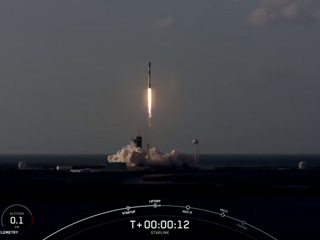 Компания SpaceX осуществила запуск ракеты-носителя с 54 спутниками