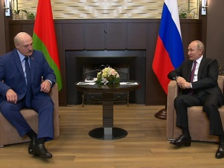 В Сочи начались переговоры Путина и Лукашенко