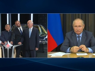Путин открыл первое производство российских лимузинов Aurus