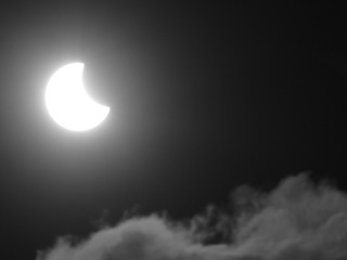 14 раз в 100 лет: новосибирцы увидели кольцеобразное солнечное затмение