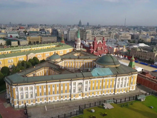 Восстановлен купол сенатского дворца Кремля