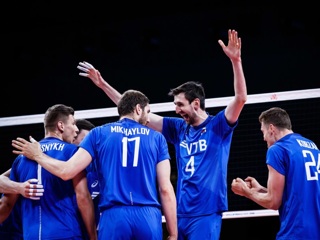 Россияне победили немцев в волейбольной Лиге наций