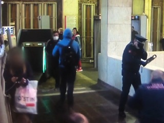 Безбилетник залил газом двух контролеров в московском метро