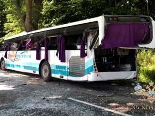 Вести. Дежурная часть. ДТП под Калининградом: пассажирский автобус врезался в дерево