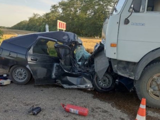 На Кубани водитель и 2-летняя девочка погибли в ДТП с грузовиком