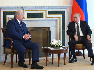 Путин отвез Лукашенко на их встречу на машине