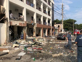 В Геленджике возле гостиницы, где произошел хлопок газа, введен режим ЧС