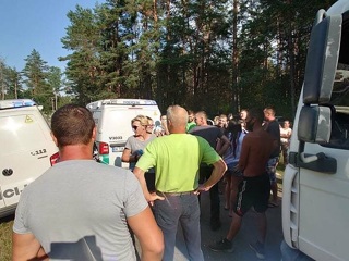 Жители Литвы протестуют против лагеря для нелегалов