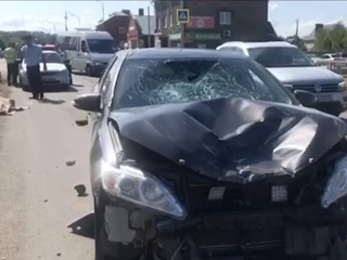 В Башкирии пенсионер на скутере въехал в иномарку и погиб на месте