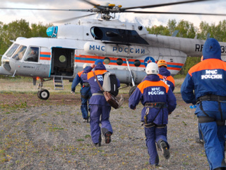 Вертолет Ми-8 вылетел тушить лесные пожары в Якутии